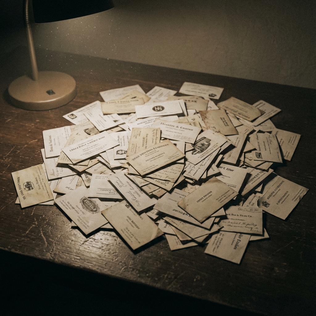 Old Paper Business Cards